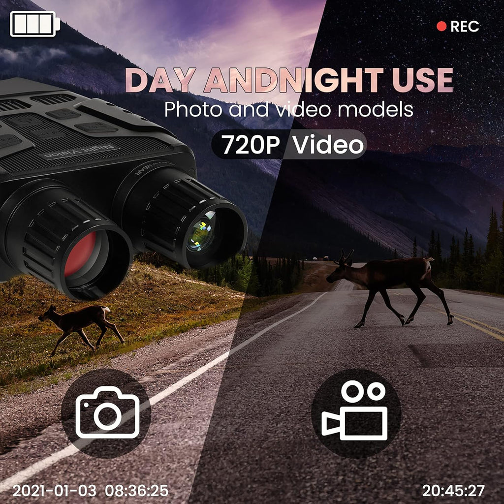 Night Vision Digital Infrared Binoculars with 32G Memory Card C200484