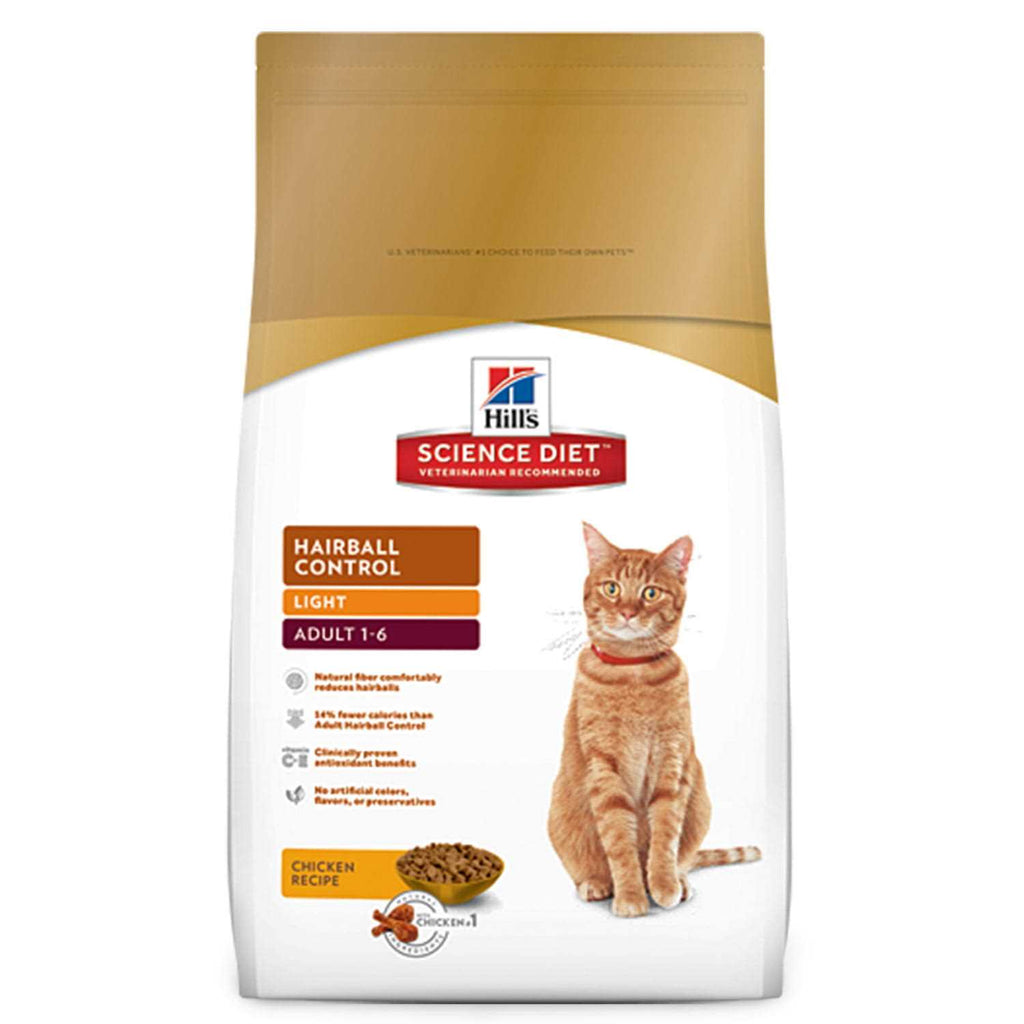 Adult Hairball Control Light Dry Cat Food B794374