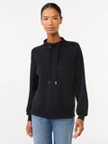 Women's Scuba Knit Funnel Neck Sweatshirt Q790