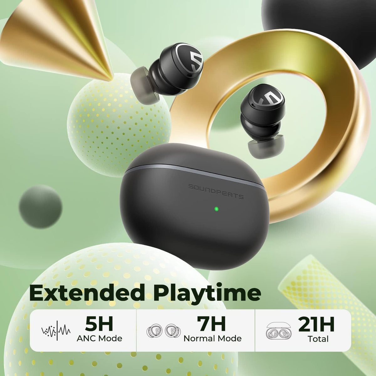 Hybrid Active Noise Cancelling Wireless Earbuds Y2773