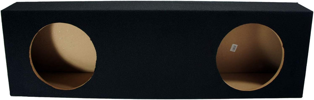 Dual 12 Sub Box Enclosure Package with Car Audio Subwoofers A165