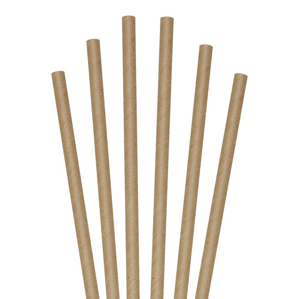 4800 Ct. Kraft Paper Straws A926