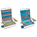 5 Position Adjustable Beach Folding Chair Set of 4 H515281