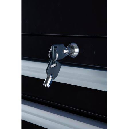 Black 7 Drawer Rolling Cabinet C75723