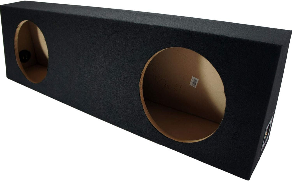 Dual 12 Sub Box Enclosure Package with Car Audio Subwoofers A165