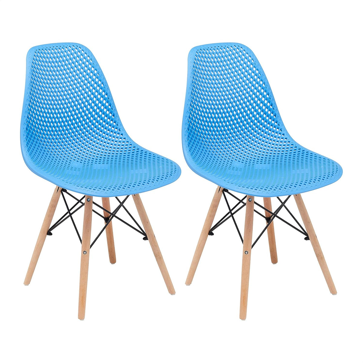 Beige Plastic Shell Chair with Beech Wood Legs U152850