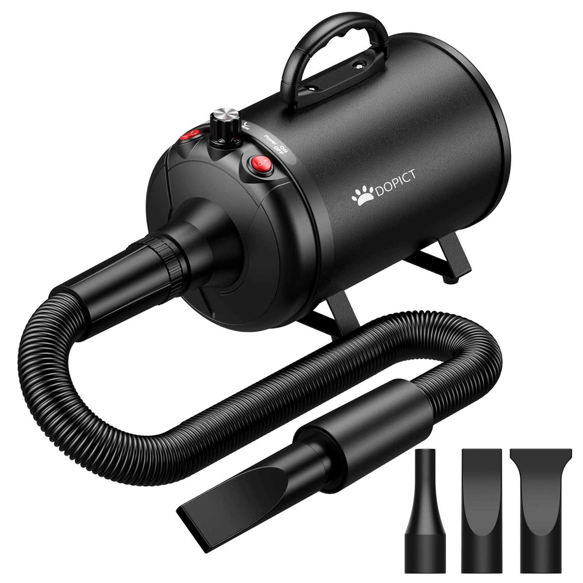 3800W Pet Grooming Dryer with Adjustable Speed and Temperature Control S730