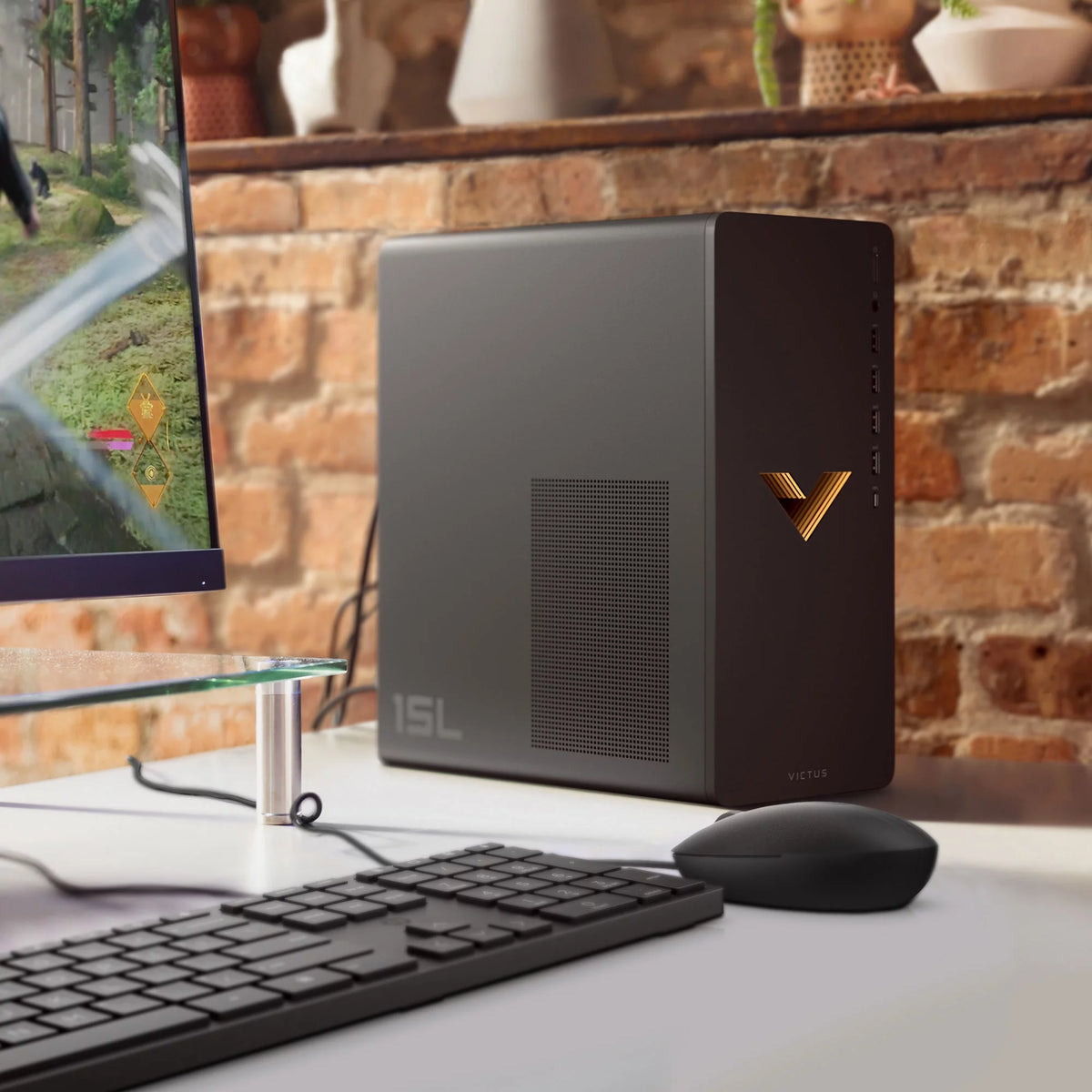 Gaming Desktop PC, AMD Ryzen 5 5600G, 8GB RAM, 512GB SSD A8156