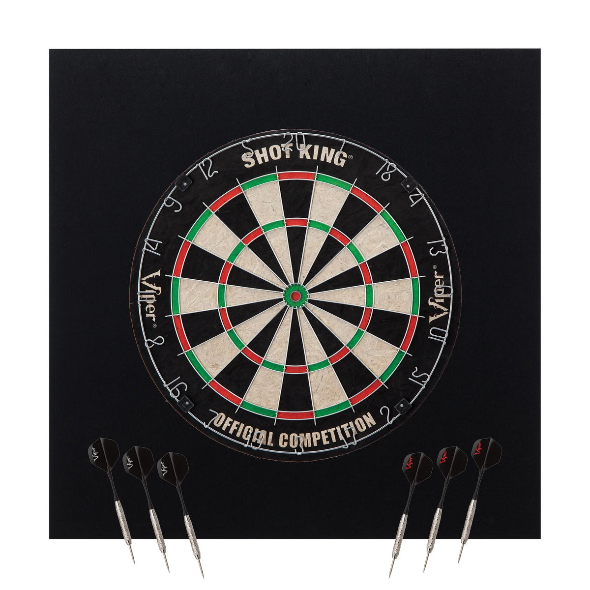 Steel Tip Dart Backboard and Sisal Dartboard D3775