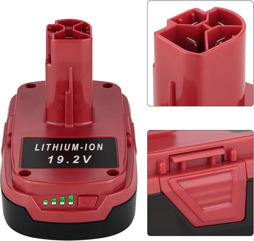 2Pack 3000mAh Replacement 19.2Volt Lithium Battery for Craftsman C3 XCP L270