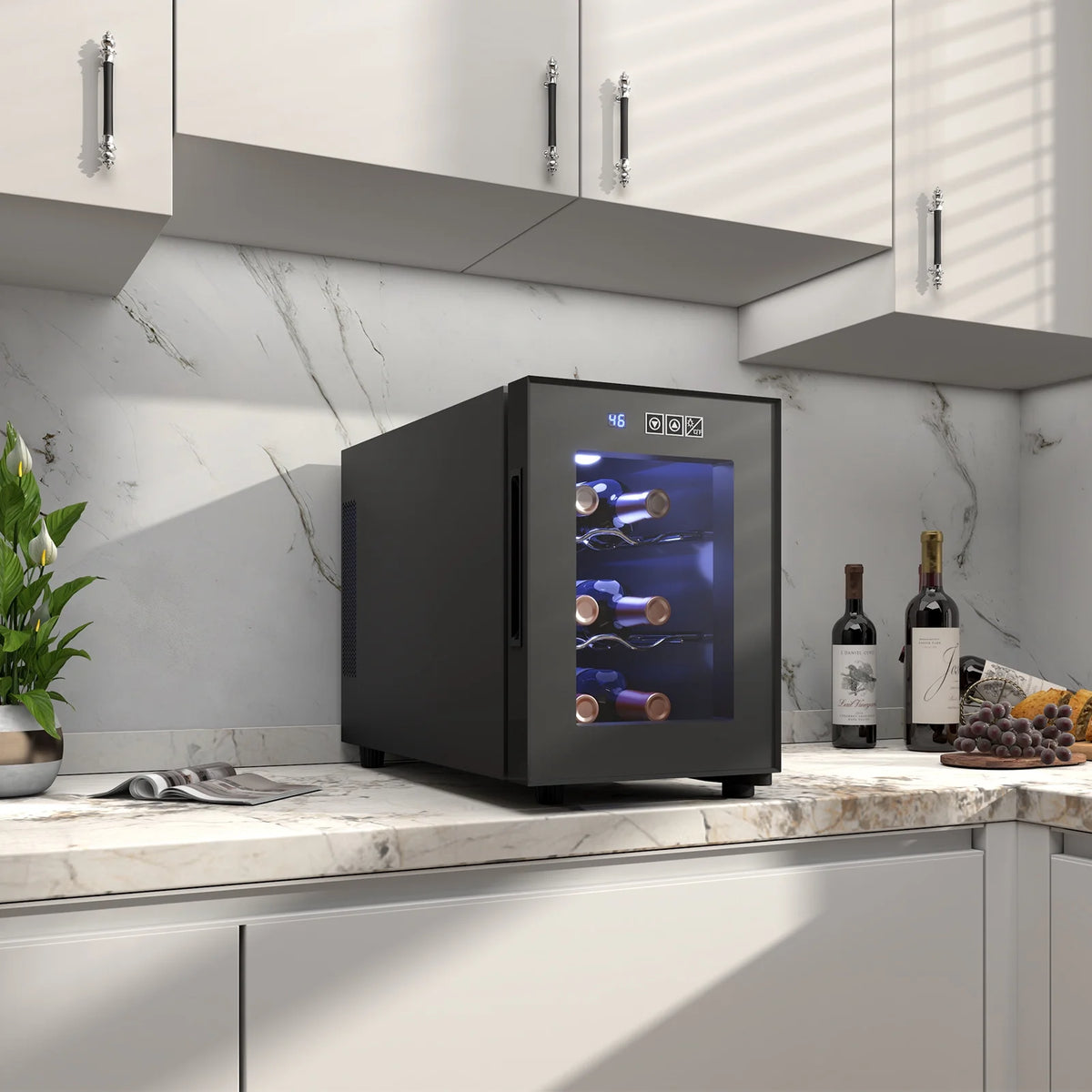 6 Bottle Wine Cooler with Digital Temperature Control N2315