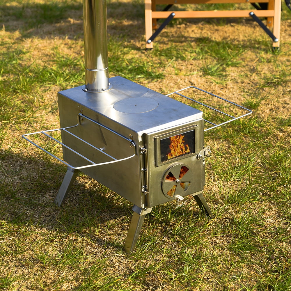 Portable Wood Burning Tent Stove 304 Stainless Steel B551