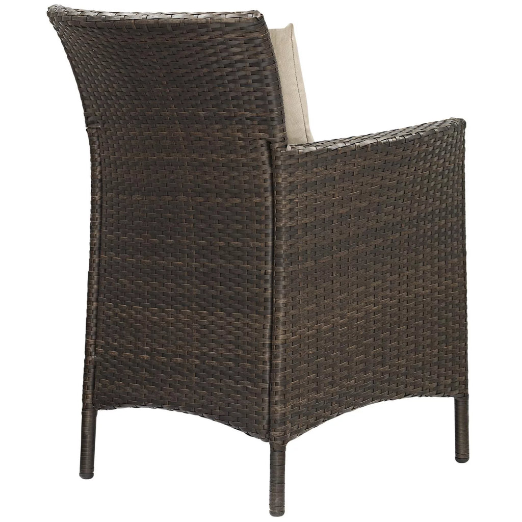 7 Piece Outdoor Patio Wicker Rattan Dining Set W57822