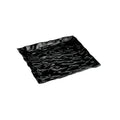 Black Mini Appetizer Plastic Plates, Case of 120 H364