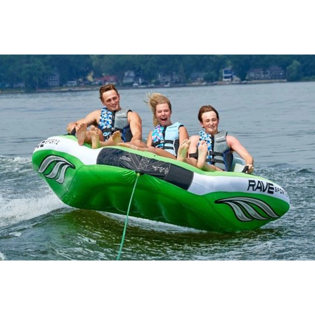 Inflatable Towable Water Tube Raft, Green R9206