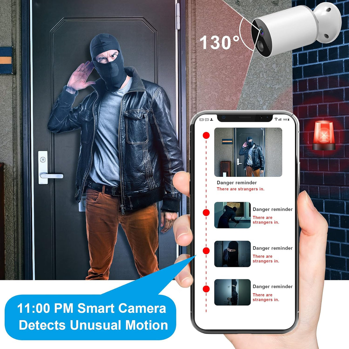 Wireless 1080p HD Outdoor Security Camera with Night Vision S78860
