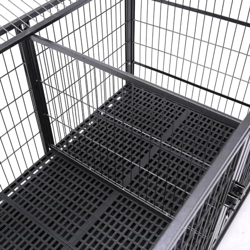 43 inch Heavy Duty Dog Crate with Detachable Divider Z1130