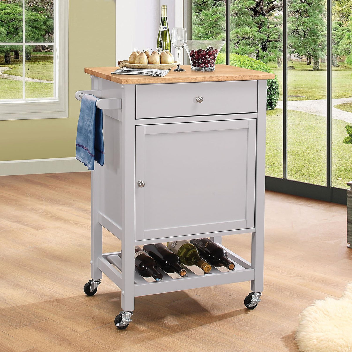 Kitchen Cart Stainless Steel W359272