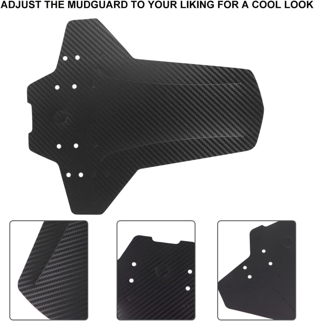 3D Carbon Fiber Mud Flaps Rear Mudguard V885