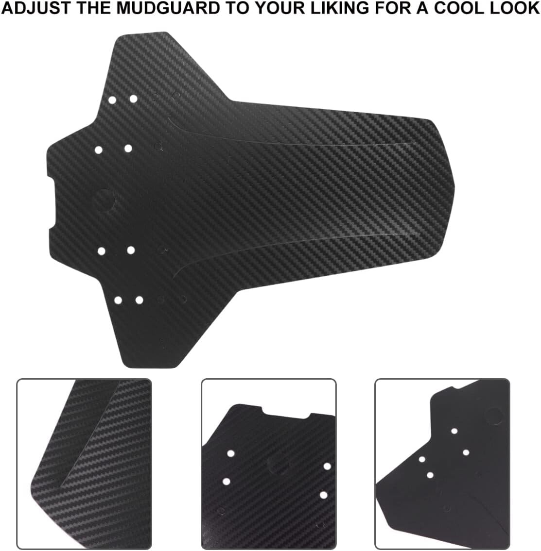 3D Carbon Fiber Mud Flaps Rear Mudguard V885