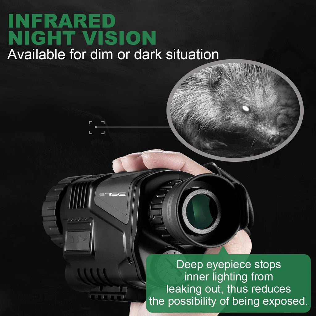 8x40 Infrared Night Vision Monocular Digital Camera J29435