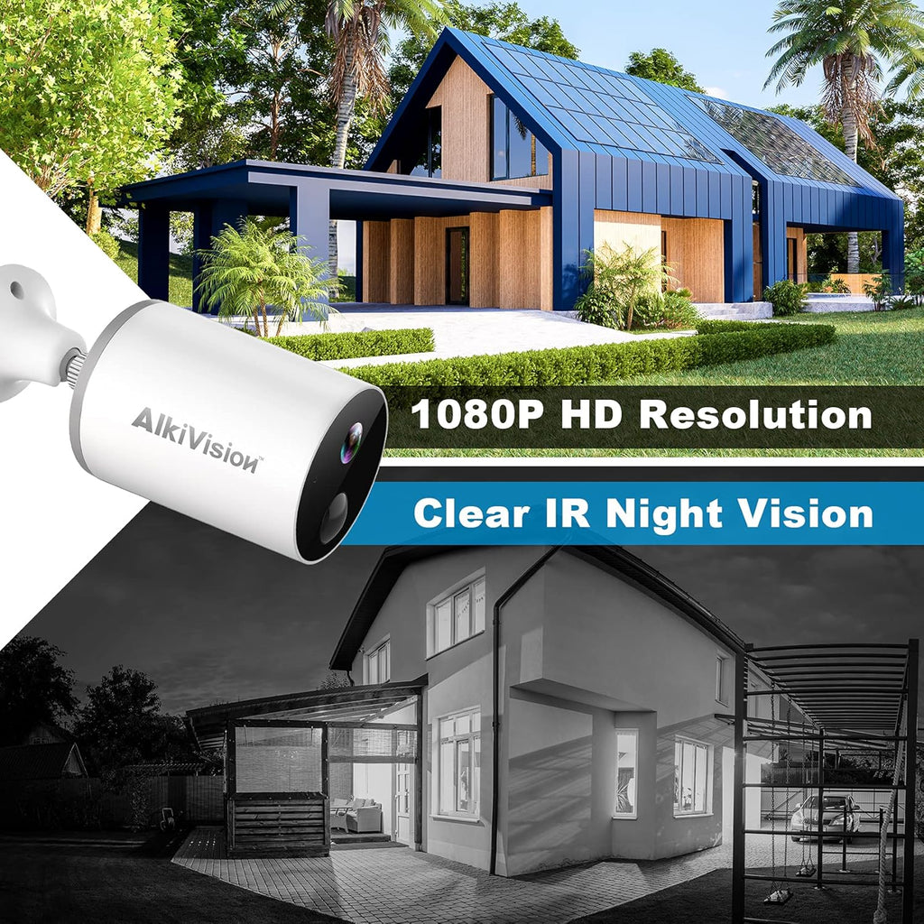 Wireless 1080p HD Outdoor Security Camera with Night Vision S78860