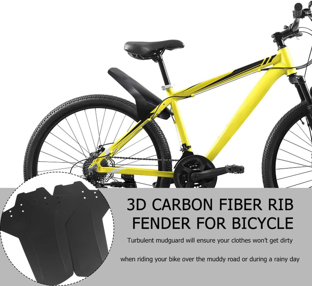 3D Carbon Fiber Mud Flaps Rear Mudguard V885