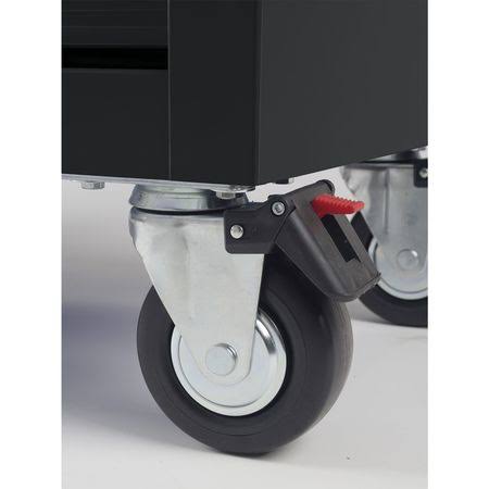 Black 7 Drawer Rolling Cabinet C75723