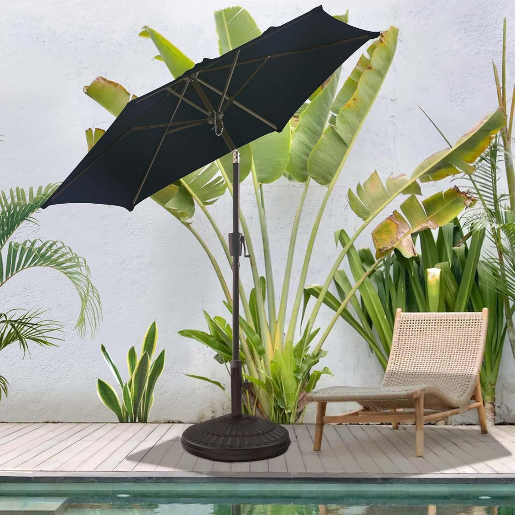 Olefin Patio Umbrella with 8 Ribs & Push Button Tilt U9967