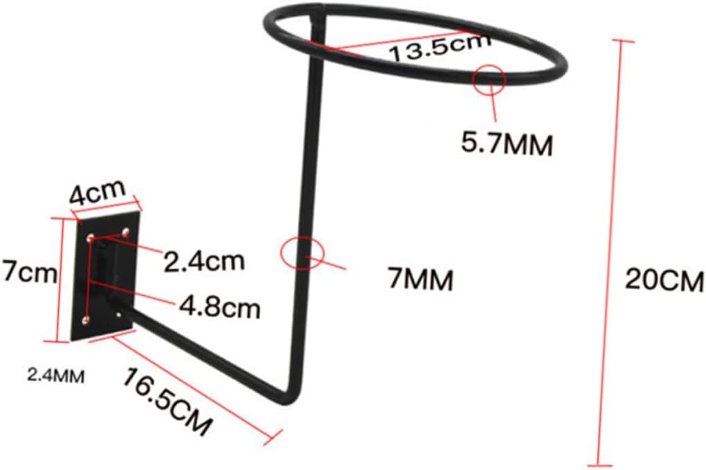 Motorcycle Helmet Wall Mount Storage Rack B5047