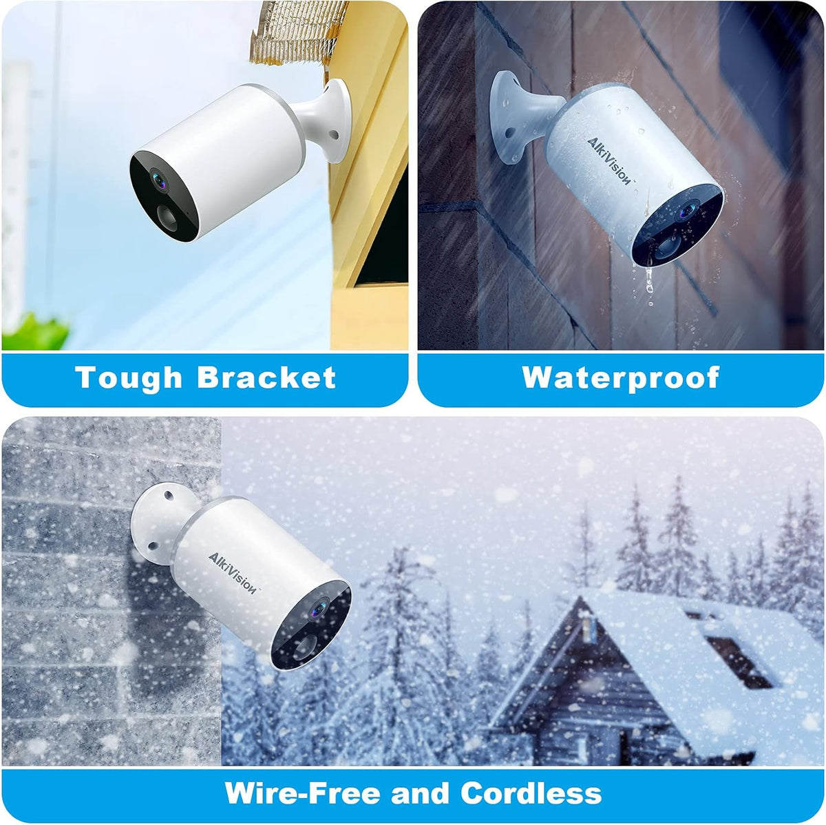 Wireless 1080p HD Outdoor Security Camera with Night Vision S78860