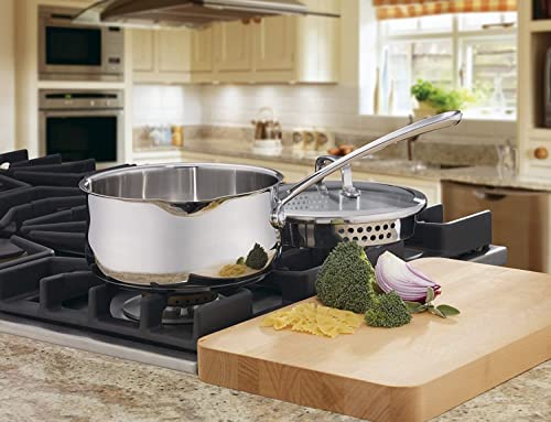 2-Quart Stainless Steel Saucepan with Cover R810