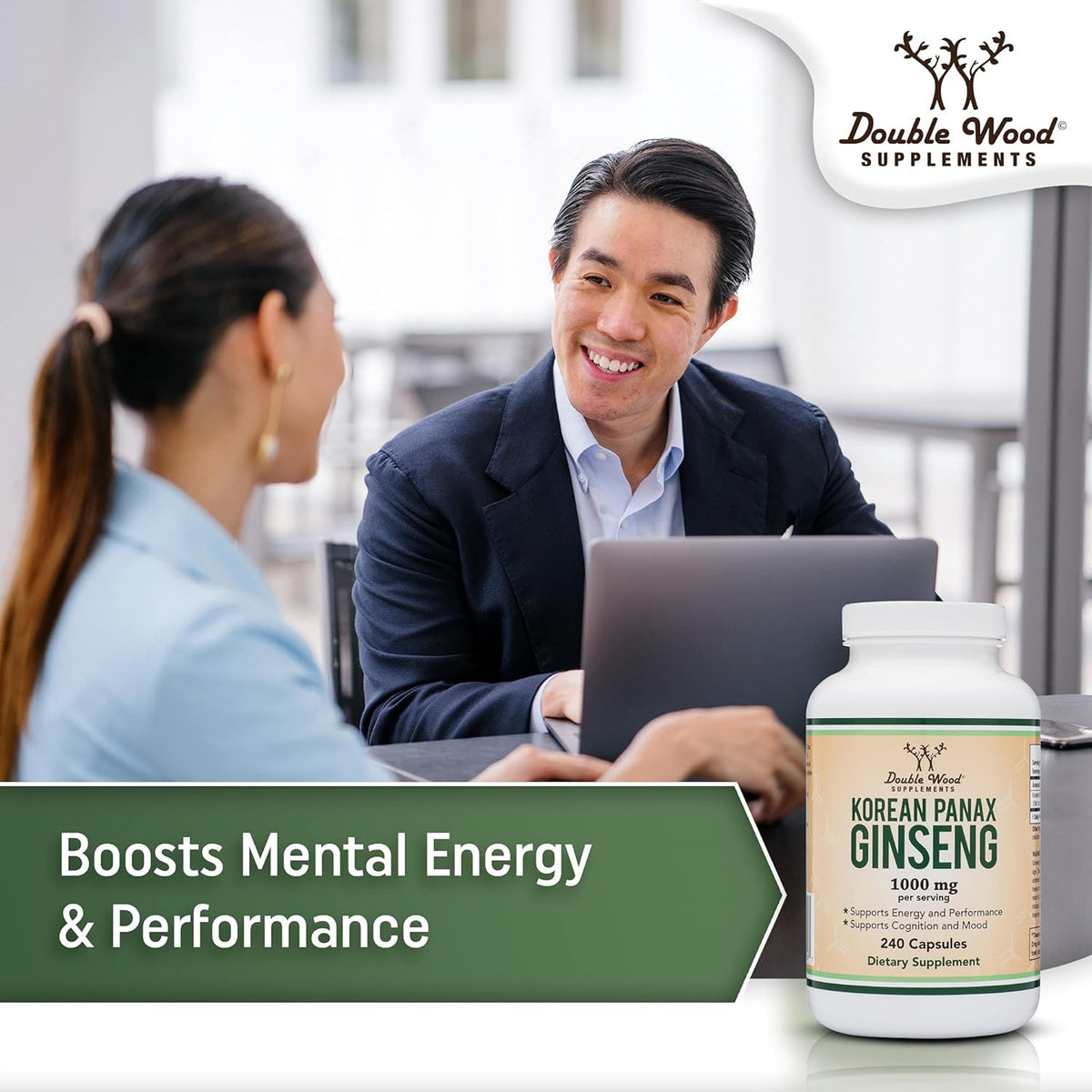 240 Vegan Capsules Korean Red Ginseng Extract Z980