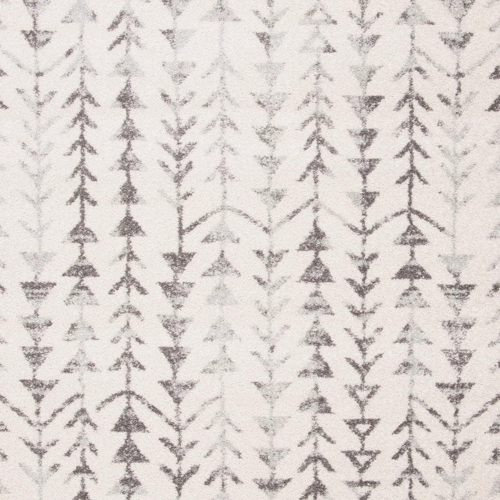 Ivory/Grey 8' x 10' Moroccan Geometric Area Rug J8304