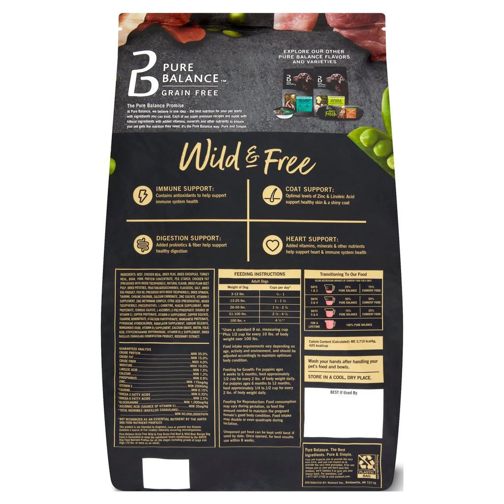 Grain-Free Dry Dog Food, 24 lbs V2132