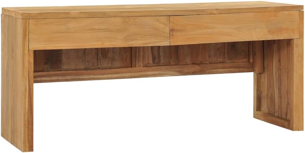 39.4"x13.8"x17.7" Solid Wood Teak TV Stand J3343