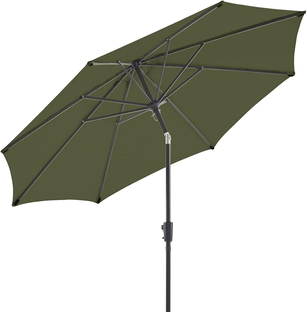 Olefin Patio Umbrella with 8 Ribs & Push Button Tilt U9967