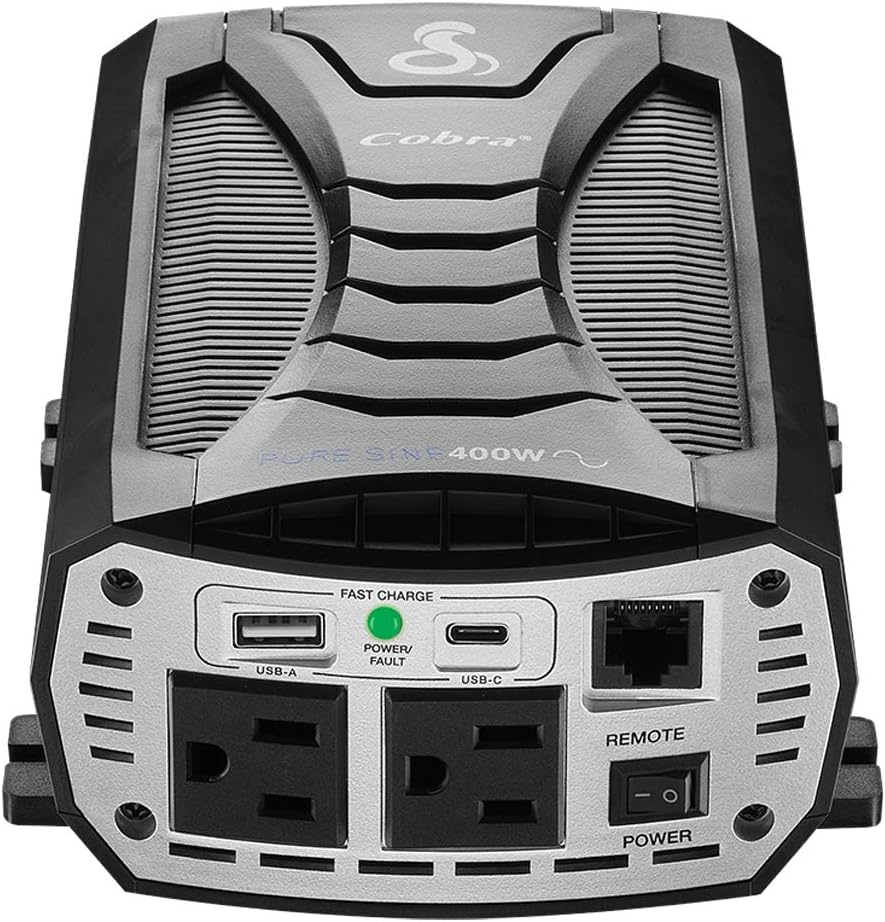 500W Portable Power Inverter with 2 AC Outlets and 2 USB Ports X72556