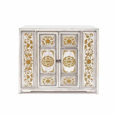 2 Door Accent Cabinet Cream U274752