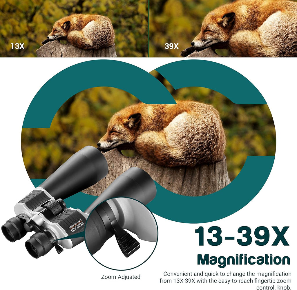 13-39X70 Zoom Binoculars with Tripod Adapter and Case E787543