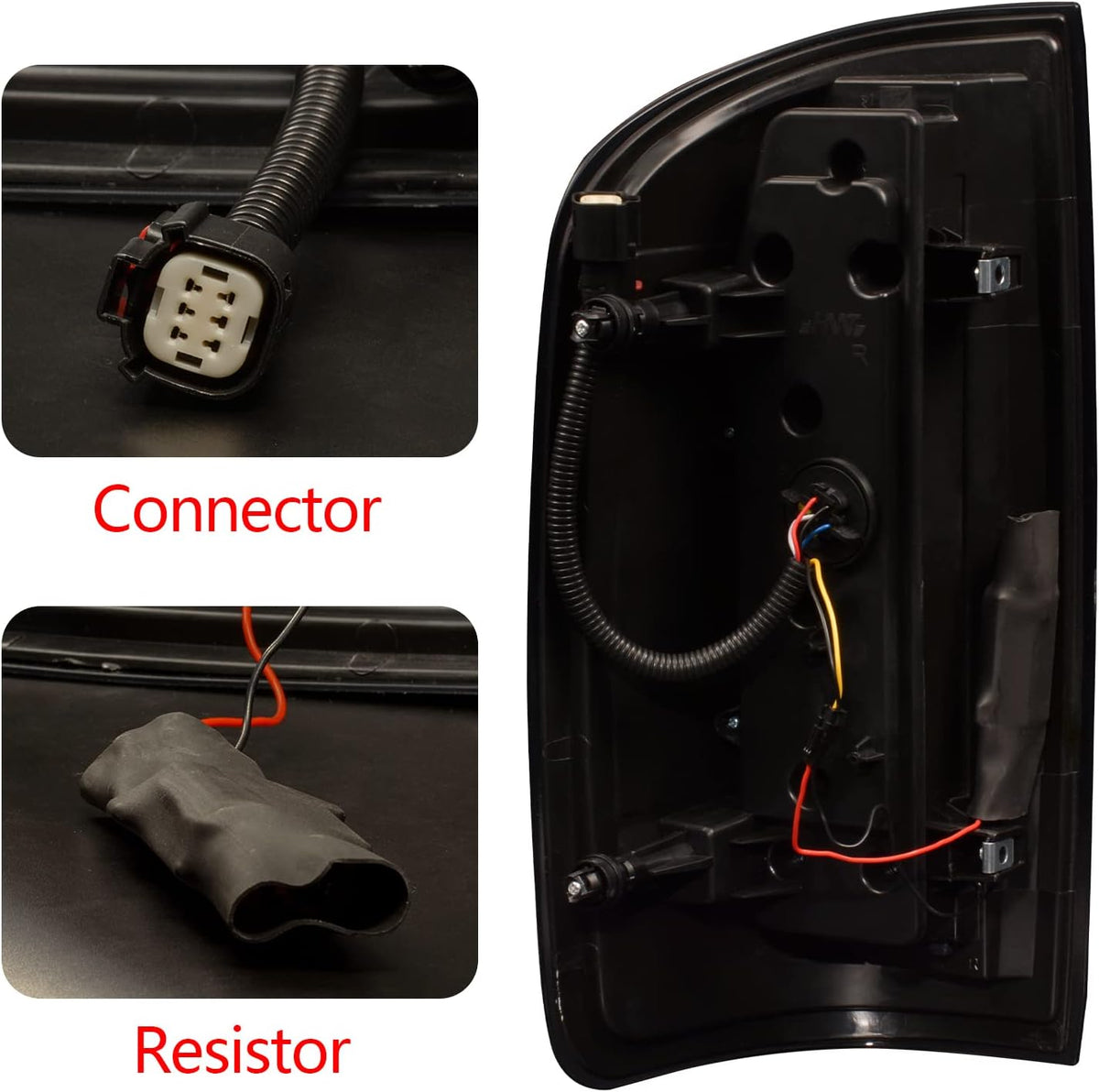 Black Smoked Lens LED Tail Lights U52061