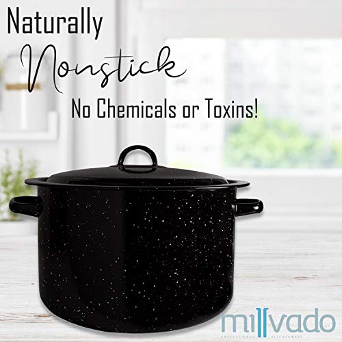 12 Qt Nonstick Enamel Stockpot with Lid K4859