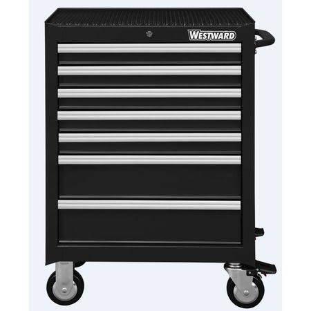 Black 7 Drawer Rolling Cabinet C75723