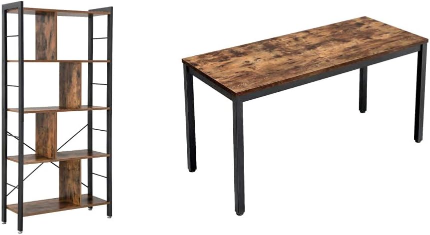 4-Tier Industrial Bookshelf G6385