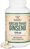 240 Vegan Capsules Korean Red Ginseng Extract Z980