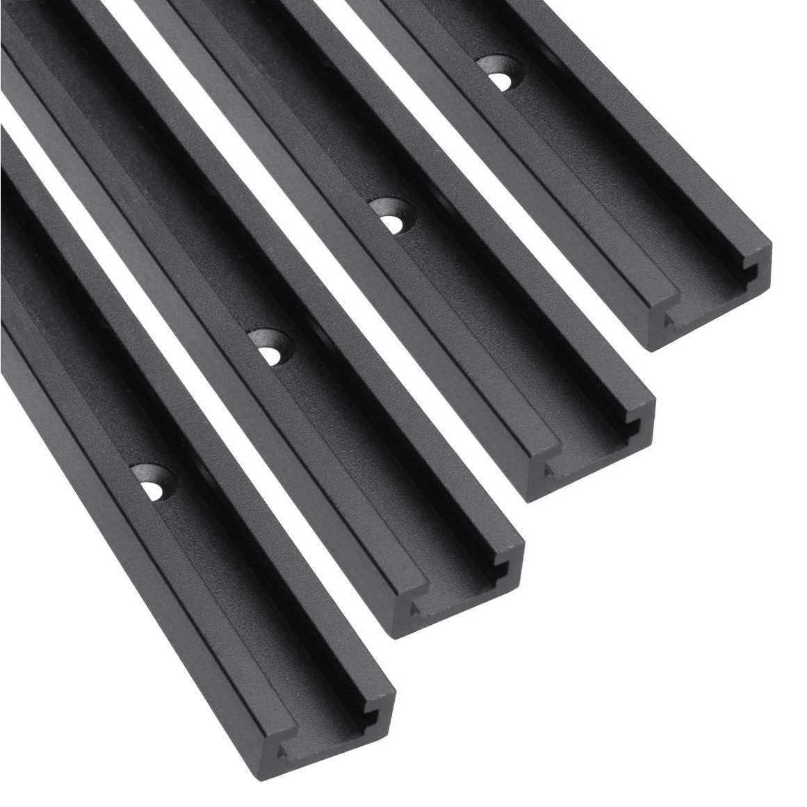 Aluminum T-Track for Woodworking with Predrilled Mounting Holes M32546