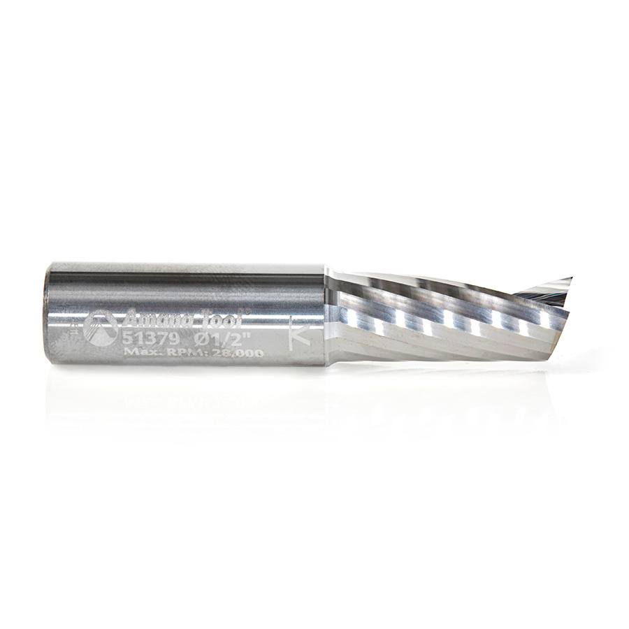 Solid Carbide CNC Spiral Single Flute Aluminum Cutting Up-Cut Router Bit E4490