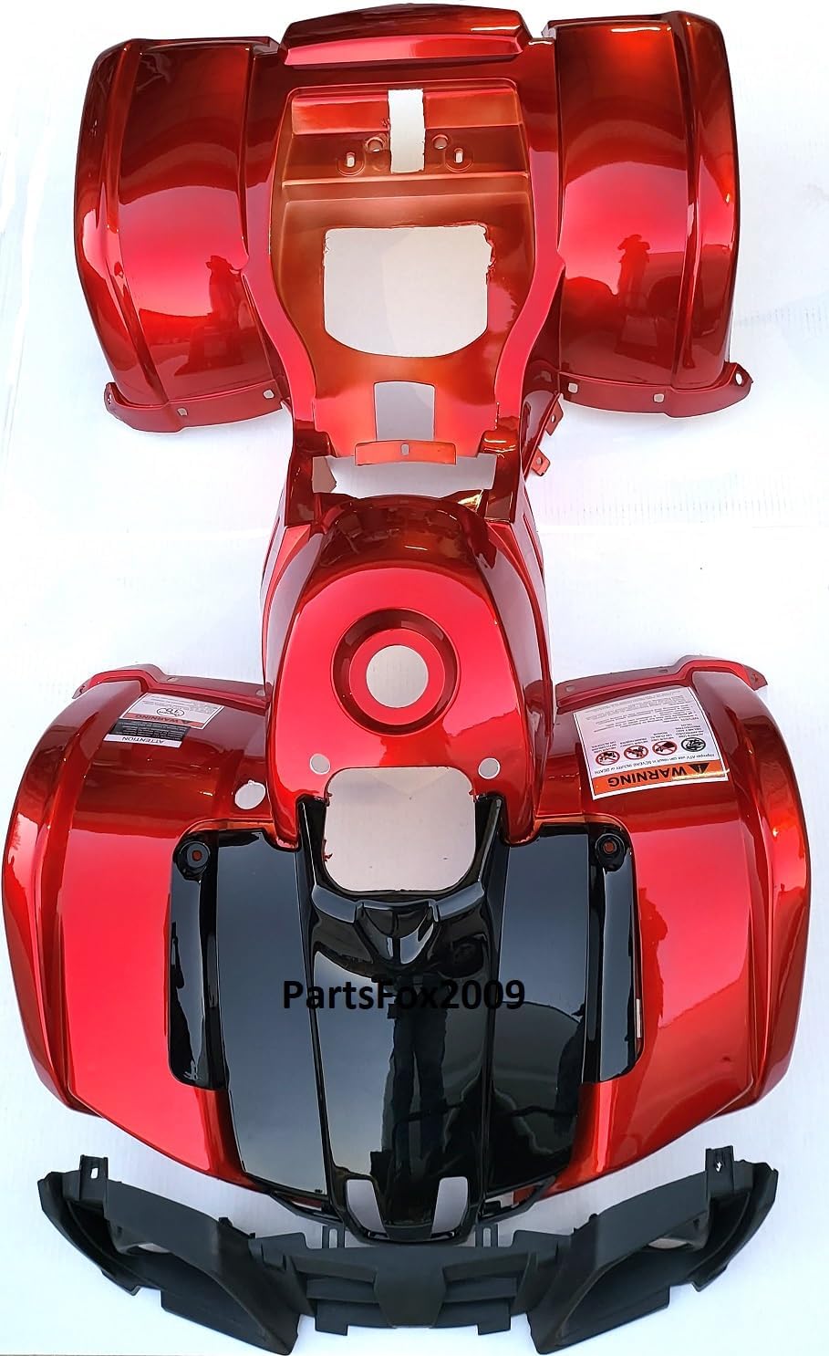 Red ATV Utility Plastic Body D41553