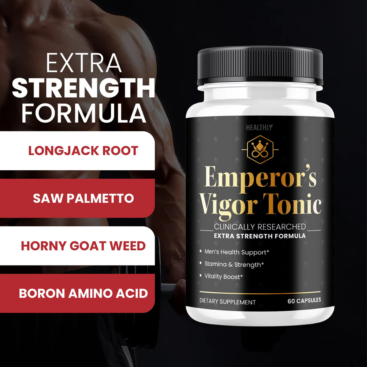 300 Capsules Vitality Boost Health Support J247171