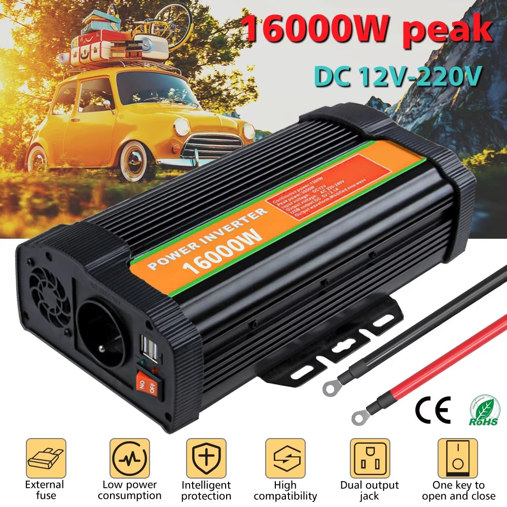 16000 Watts Power Inverter Converter DC 12V to AC 110V G1411